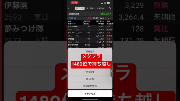 【投資】メタプラネット、買い下がるのみ！#メタプラネット #ビットコイン #トランプ大統領#deepseek#FOMC#パウエル#トランプ関税#決算#CPI#PPI#株主総会#中東情勢