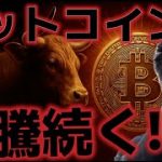 ビットコイン上昇はまだ続く！！史上最高値の鍵は今夜に注目！？