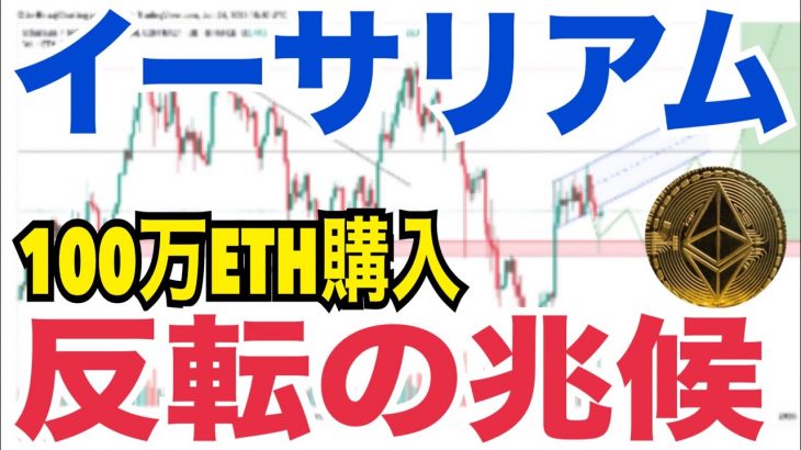 ビットコインを全てイーサリアムへ転換！？イーサリアム下落トレンド終了と反転の兆し！？