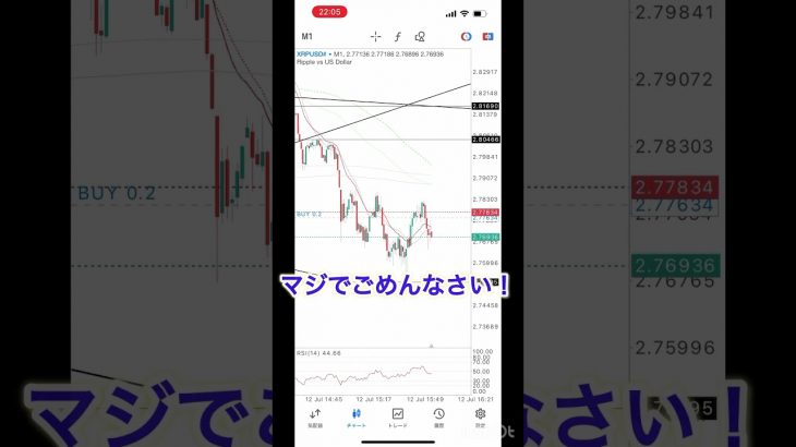 リップルがんばれ！#リップル#仮想通貨#XRP#FX#先物取引