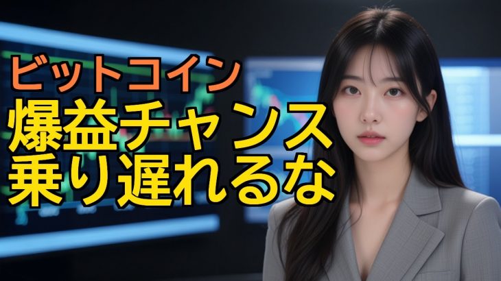 【予言的中】ビットコイン、爆上げ開始！昨日ズバリの展開。絶好の買い場到来か！？