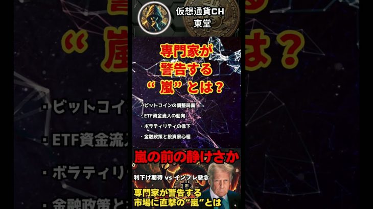 【ビットコイン急落だが、今が最後の買い場？ETF資金流入と“歴史的な低ボラ相場”の裏側】#ビットコイン #テクニカル分析 #web3 #crypto #仮想通貨 #暗号資産 #bitcoin