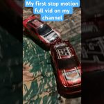 My first NASCAR stop motion on my channel