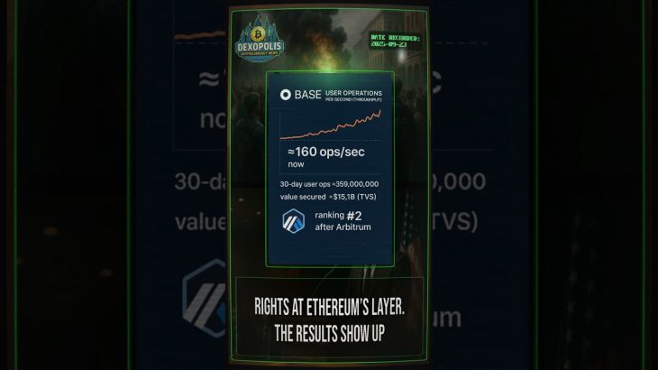 Vitalik Defends Base: $15.1B TVL, 160 TPS – After 33-Min Halt