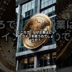 【仮想通貨】ビットコインを保有している企業、日本に何社ある？ #投資 #お金を増やす #etf #お金