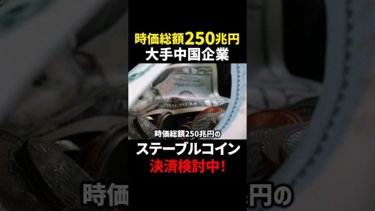 【仮想通貨】中国企業続々暗号資産導入へ！中国お得意の爆買い開始で爆上げか！？