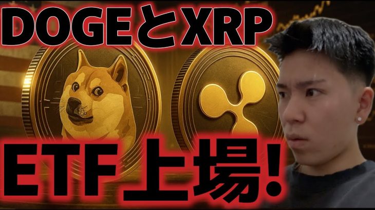 リップルとドージコイン現物ETFが来週上場だ！！ビットコインは今後上昇ターンは来るのか？？
