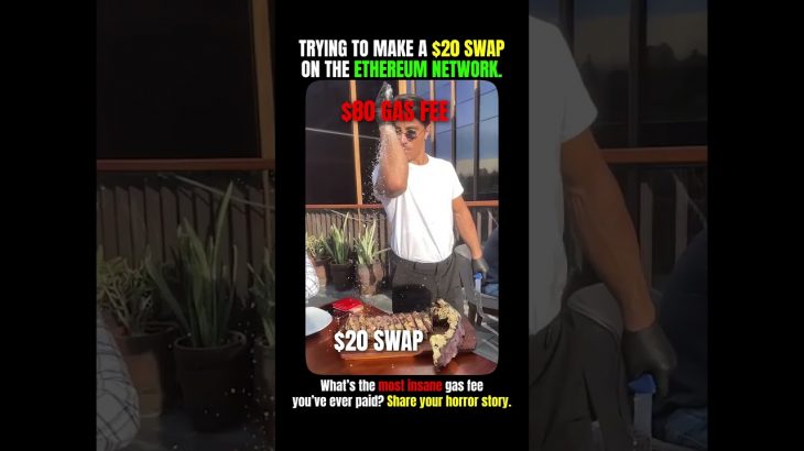 Ethereum Gas Fees Be Like… #shorts