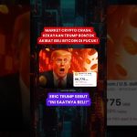 RUGI $800 Juta! 💸 Bitcoin Runtuh, Kekayaan Keluarga Trump Tergerus Parah! Saham Eric Trump Anjlok!