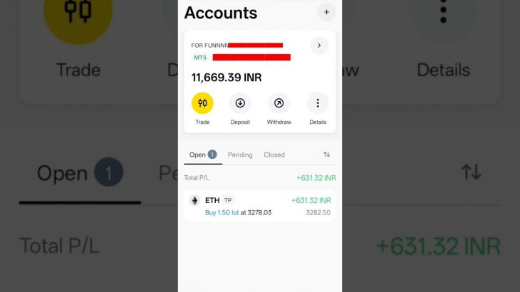 trade on ethereum $1000 profit💵 #crypto #shorts