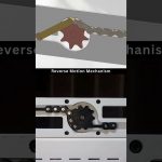 Mechanism for Reverse Motion 🔄😇  newdesign  chain  mechanism  mechanical  engineering  cadcam